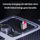 Lecteur De Carte Micro SD TF Type C Sans Pilote Compact En Alliage De Zinc Résistant Aux Chocs Pour Mobiles Et Ordinateurs - ...