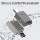 Clé USB Type-C 64 Go Avec Porte-Clés En Alliage De Zinc Compacte Pour Ordinateur Mac Téléphone Et Voiture - www.yonis-shop.com