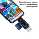 Lecteur De Cartes Mémoire 5 En 1 USB C Micro USB Pour Téléphones MacBook Et Ordinateurs Plug And Play Compact