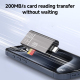 Lecteur De Carte USB-C 4 En 1 Avec Transfert 200 Mo/s Charge PD 100 W Et Audio DAC - www.yonis-shop.com