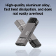 Lecteur De Carte USB-C 4 En 1 Avec Transfert 200 Mo/s Charge PD 100 W Et Audio DAC - www.yonis-shop.com