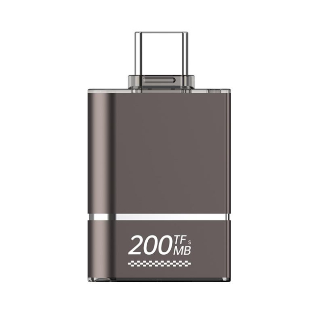 Lecteur De Carte TF USB Type-C 200 Mo/s Pour Windows Android Et Mac OS Plug And Play Aluminium V30 - www.yonis-shop.com