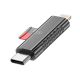 Lecteur De Cartes USB C Et 8 Broches Pour Cartes TF Micro SD Compact En Alliage De Zinc - www.yonis-shop.com