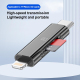 Lecteur De Cartes USB C Et 8 Broches Pour Cartes TF Micro SD Compact En Alliage De Zinc - www.yonis-shop.com