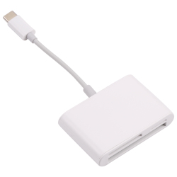 Lecteur De Cartes Mémoire 3 En 1 Pour USB-C Compatible CF TF Et SD Avec Transfert Direct Plug And Play Portable