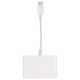 Lecteur De Cartes Mémoire 3 En 1 Pour USB-C Compatible CF TF Et SD Avec Transfert Direct Plug And Play Portable - www.yonis-s...