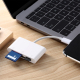 Lecteur De Cartes Mémoire 3 En 1 Pour USB-C Compatible CF TF Et SD Avec Transfert Direct Plug And Play Portable - www.yonis-s...