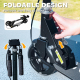 Trottinette Enfant Pliable Pour 3 À 8 Ans Roues LED Magnétiques Hauteur Réglable 73 À 89 cm Freinage Double - www.yonis-shop.com