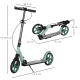 Trottinette Adulte Pliable Avec Guidon Réglable Roues 20 Cm Amortisseur Et Double Frein