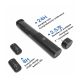 Microphone Cravate Sans Fil 4 En 1 Avec Réduction De Bruit IA Récepteur USB-C Et Boîtier De Charge