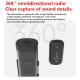 Microphone Cravate Sans Fil 4 En 1 Avec Réduction De Bruit IA Récepteur USB-C Et Boîtier De Charge