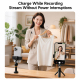Mini 6 Wireless Lavalier Noise Reduction Microphone, Type:8 Pin(Black)