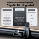 Microphone Cravate Sans Fil 2 En 1 Pour Streaming En Direct Réduction De Bruit DSP 64 dB 8 Broches - www.yonis-shop.com