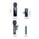 Microphone Cravate Sans Fil 2 En 1 Pour Streaming En Direct Réduction De Bruit DSP 64 dB 8 Broches - www.yonis-shop.com