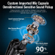 Microphone Cravate Sans Fil Pour Streaming Réduction De Bruit DSP ENC Fixation Magnétique Et À Pince Autonomie 8 Heures - www...