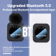 Microphone Cravate Sans Fil Double Avec Réduction De Bruit DSP Connexion 2,4 GHz Autonomie 6 Heures Et USB-C