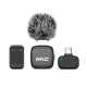 Mic 3 Portable Wireless Lavalier AI Noise Reduction Microphone, Type:1 in 1 Type-C Receiver(Black)