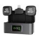 Mic 3 Portable Wireless Lavalier AI Noise Reduction Microphone, Type:1 in 1 Type-C Receiver(Black)