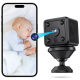 Caméra IP Intérieure Cube Compacte 1080P HD WiFi Vision Nocturne Recharge USB Type C Noire - www.yonis-shop.com
