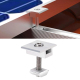 Bride De Fixation Solaire Pour Support Photovoltaïque En Aluminium 6005-T5 35 Mm Résistante À La Corrosion Installation Facil