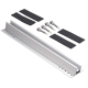 Support De Rail En Aluminium Pour Panneau Photovoltaïque 200 Mm Résistant Aux Hautes Et Basses Températures Et À La Corrosion...