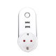 Prise Connectée Compatible Alexa Google Home AC 110V-230V 2 Ports USB 1 Prise EU WiFi - www.yonis-shop.com