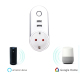 Prise Connectée Compatible Alexa Google Home AC 110V-230V 2 Ports USB 1 Prise EU WiFi - www.yonis-shop.com