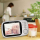 Babyphone Vidéo Babycam Kit Caméra Surveillance Bébé Sans Fil + Ecran LCD 3,2 pouces Vision Nuit - www.yonis-shop.com