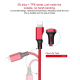 Câble De Charge 2 En 1 Pour Téléphone 8 Broches Et Montre Connectée Avec Base Magnétique Transfert De Données Nylon Tressé - ...