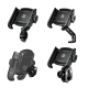 Support De T&eacute;l&eacute;phone Pour V&eacute;lo Universel &Agrave; Rotation 360&deg; Anti Vibrations Largeur 40 &Agrave; 118 Mm Pour Smartphone GPS MP4 Et PDA