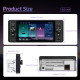 Autoradio 1 DIN Android 15 5 Pouces Avec CarPlay Et Android Auto Sans Fil Navigation GPS 2 Go 64 Go
