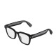Lunettes Connectées Avec Caméra 8 Mégapixels Vidéo 1200P Assistant Vocal IA WiFi Et Verres Anti Lumière Bleue Noirs