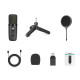 Microphone À Condensateur USB Cardioïde 192 kHz 24 Bits Avec Trépied Filtre Antipop Et Éclairage RGB