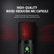 Microphone À Condensateur USB Cardioïde 192 kHz 24 Bits Avec Trépied Filtre Antipop Et Éclairage RGB