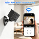 Caméra De Surveillance WiFi Intérieure 1080P Rechargeable Avec Base Magnétique Vision Nocturne - www.yonis-shop.com