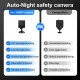Caméra De Surveillance WiFi Intérieure 1080P Rechargeable Avec Base Magnétique Vision Nocturne - www.yonis-shop.com