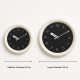 Horloge Murale Silencieuse Vintage Pour Salon Et Chambre Avec Cadran 3D Et Mouvement À Quartz Noir 30 Cm - www.yonis-shop.com