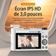Appareil Photo Numérique 8K Pour Vlog Avec Autofocus Zoom 18x Écran IPS 3 Pouces WiFi Et Carte Mémoire 64 Go - www.yonis-shop...