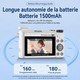 Appareil Photo Numérique 8K Pour Vlog Avec Autofocus Zoom 18x Écran IPS 3 Pouces WiFi Et Carte Mémoire 64 Go - www.yonis-shop...