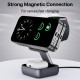 Chargeur Sans Fil Magnétique 3 En 1 Pliable Pour iPhone iWatch Et Air Pods Charge Simultanée Jusqu’à 15 W - www.yonis-shop.com