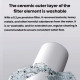 Filtre À Eau Pour Robinet De Cuisine Avec Élément Céramique Lavable Charbon Actif Et Deux Modes D’Éc