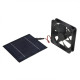 Extracteur D’Air Solaire 20 W Pour Cuisine Et Serre Avec Panneau Monocristallin IP65 Silencieux Sous