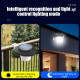 Lampe Murale Solaire Extérieure À Détecteur De Mouvement 3 Modes Batterie 1000 mAh Lumière Chaude Ré