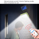 Applique Murale Solaire Extérieure 199 LED Avec Détecteur De Mouvement IP65 3 Modes Et Panneau Solai