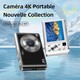 Appareil Photo Numérique Portable Pour Voyage 4K 48MP Double Objectif Autofocus Zoom 16x Écran 2,8 Pouces Carte 32Go Incluse ...