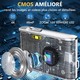 Appareil Photo Numérique Portable Pour Voyage 4K 48MP Double Objectif Autofocus Zoom 16x Écran 2,8 Pouces Carte 32Go Incluse ...
