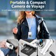 Appareil Photo Numérique Portable Pour Voyage 4K 48MP Double Objectif Autofocus Zoom 16x Écran 2,8 Pouces Carte 32Go Incluse ...