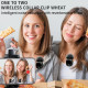 Système De Microphones Cravate Sans Fil UHF Avec 4 Micros Réduction Du Bruit Pour iPhone Et Android
