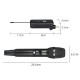 Microphone Sans Fil Pour Chant Avec Récepteur Bluetooth 5.0 Portée 30 Mètres Autonomie 8 Heures Jack 3.5 Et 6.35 Mm - www.yon...
