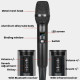 Microphone Sans Fil Pour Chant Avec Récepteur Bluetooth 5.0 Portée 30 Mètres Autonomie 8 Heures Jack 3.5 Et 6.35 Mm - www.yon...